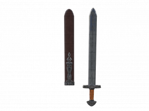Swords viking pack low poly game ready Low-poly Modelo 3D