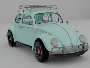 Volkswagen beetle 66 3D Model