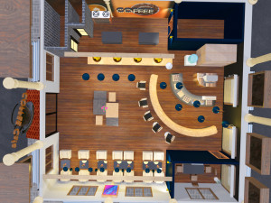 Coffee Shop Modèle 3D
