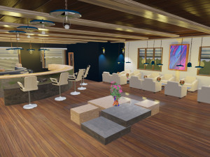 Coffee Shop Modèle 3D