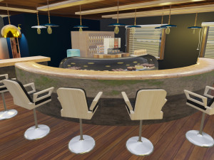 Coffee Shop Modèle 3D
