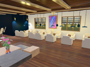 Coffee Shop Modèle 3D
