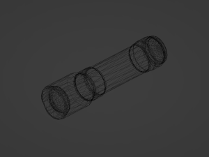 Flashlight for game Model 3D