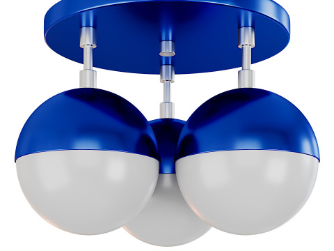 Color Ballsy Flush Mount 3D Model