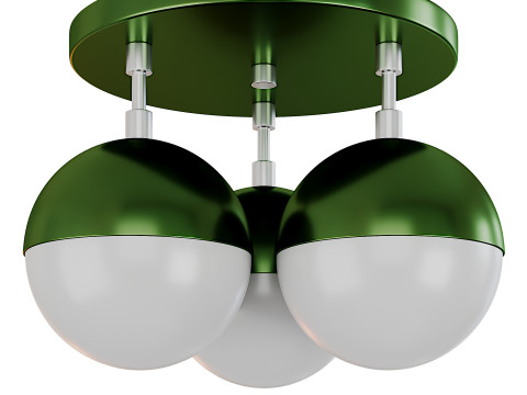 Color Ballsy Flush Mount 3D Model