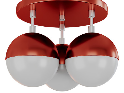 Color Ballsy Flush Mount 3D Model