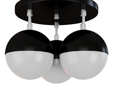 Color Ballsy Flush Mount 3D Model