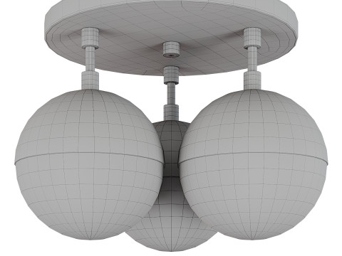 Color Ballsy Flush Mount 3D Model