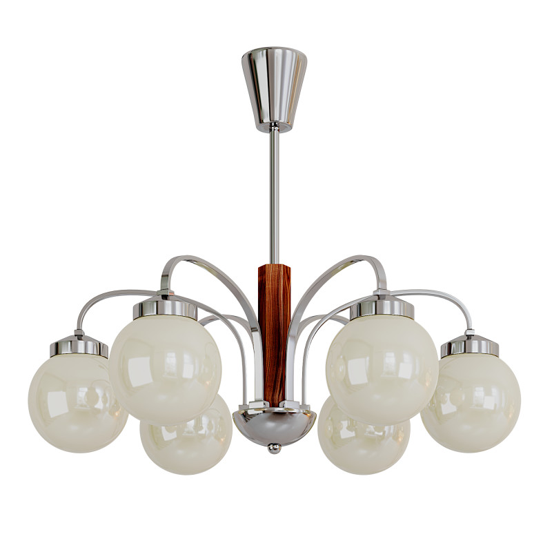 Polaris Art Chandelier 3D Model .c4d .max .obj .3ds .fbx .stl .blend 