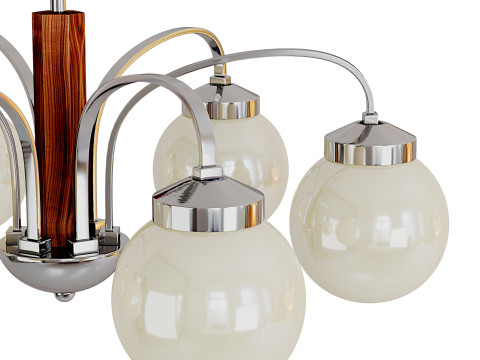 Polaris Art Chandelier 3D Model