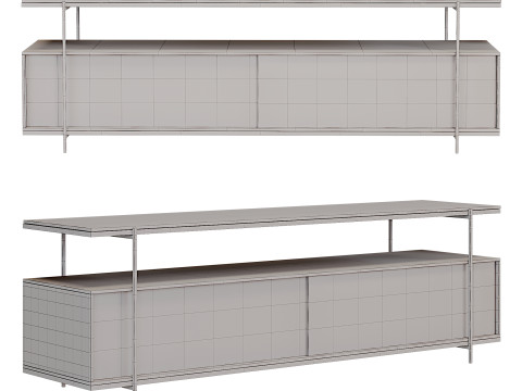 Pierce Media Console 3D-Modell