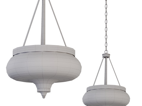 Rella Pendant Chandelier 3Dモデル