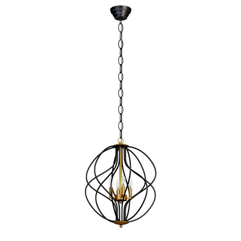 Maxax 4 - Light Unique Geometric Chandelier 3D मॉडल .c4d .max .obj .3ds .fbx .stl .blend 