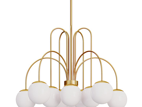 Globe Bubble Chandelier 3Dモデル