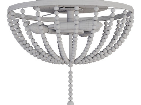 Allie Flush Mount Model 3D