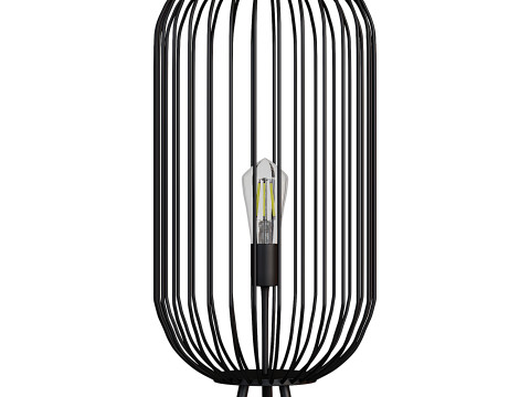 Stripe Cage Floor Lamp 3D Model