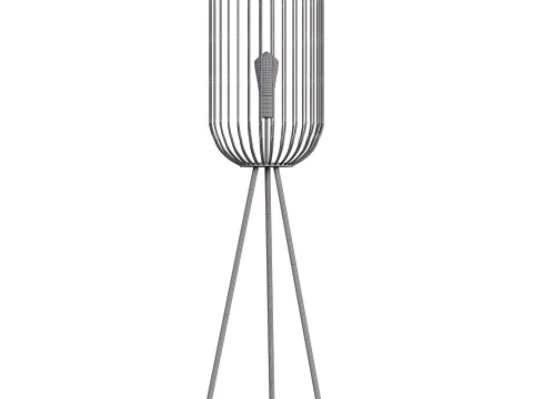 Stripe Cage Floor Lamp 3D Model