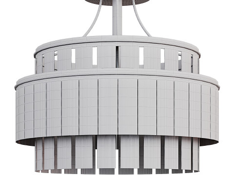 Currey Company ヴィントナー グリーン セミフラッシュ マウント 3Dモデル