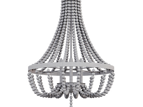 Chichoice Beaded Chandelier Modelo 3D