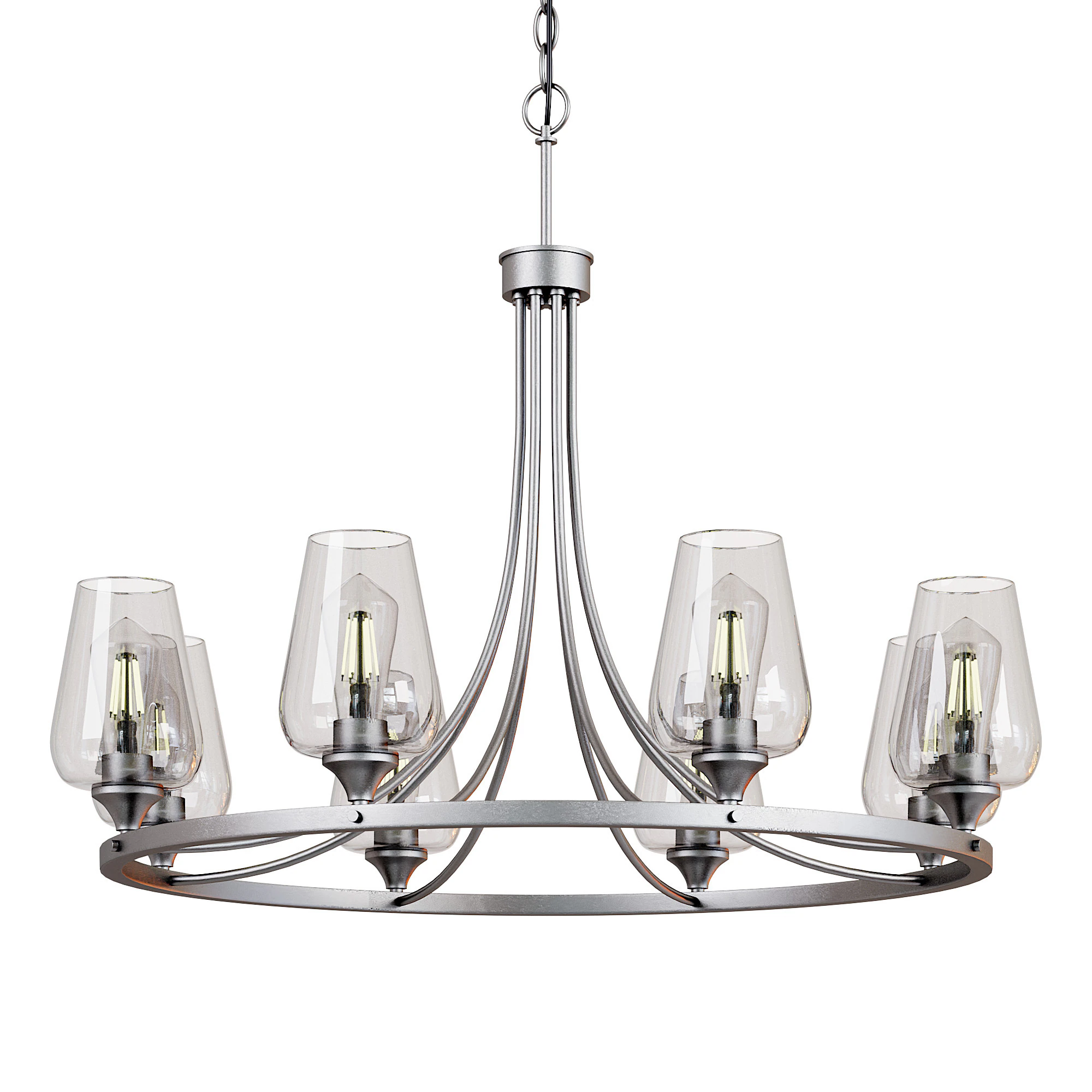 Millennium Lighting Ashford Ring Chandelier 3D Model .c4d .max .obj .3ds .fbx .stl .blend 