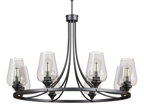 Millennium Lighting Ashford Ring Chandelier Modelo 3D