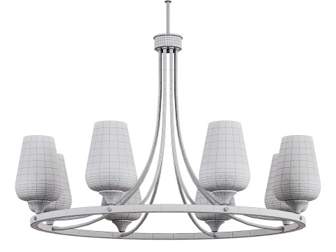 Millennium Lighting Ashford Ring Chandelier Modelo 3D