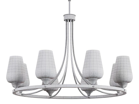 Millennium Lighting Ashford Ring Chandelier 3D Model