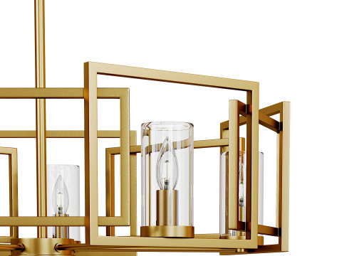 Golden Lighting Marco 5-light Chandelier 3D Model