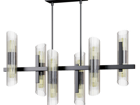 Dainolite Samantha Chandelier 3D Model