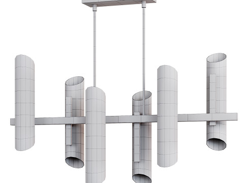 Dainolite Samantha Chandelier Modelo 3D