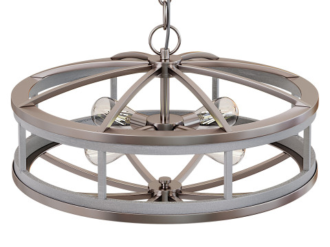 Eglo Montrose 4-Light Chandelier 3D मॉडल