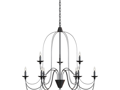 Blakely 9 light chandelier 3D Model