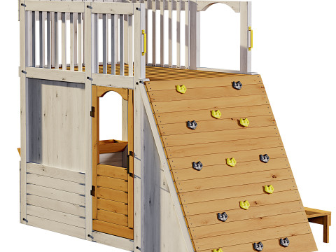 Kids Playhouse Outdoor 3D Model