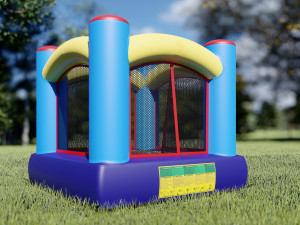 Inflatable Home Bouncer For Kids Model 3D