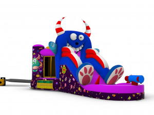 Inflatable Castle for Kids - Sweet Monster 3D Model