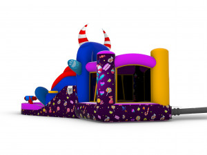 Inflatable Castle for Kids - Sweet Monster 3D Model