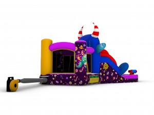 Inflatable Castle for Kids - Sweet Monster 3D Model
