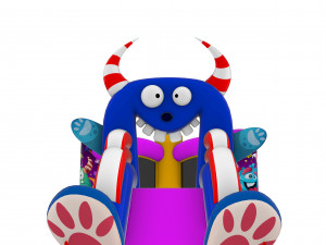 Inflatable Castle for Kids - Sweet Monster 3D Model