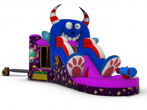 Inflatable Castle for Kids - Sweet Monster 3D Model
