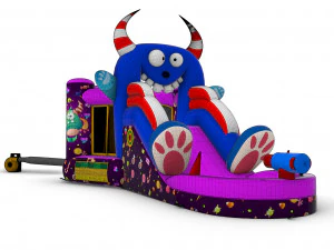 Inflatable Castle for Kids - Sweet Monster 3D Model