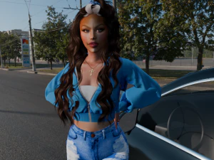 Daniella Ochoa female avatar 3D Model