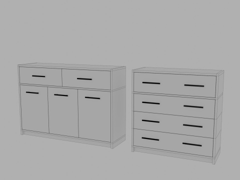 Table furniture hous design 3D Model