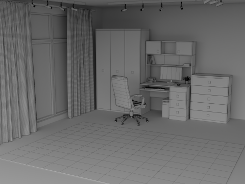 Hous Room design Model 3D