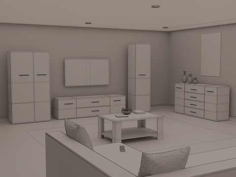 Hous Room design Modelo 3D