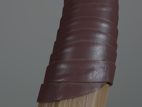 바이킹수염이 도끼 3D 모델