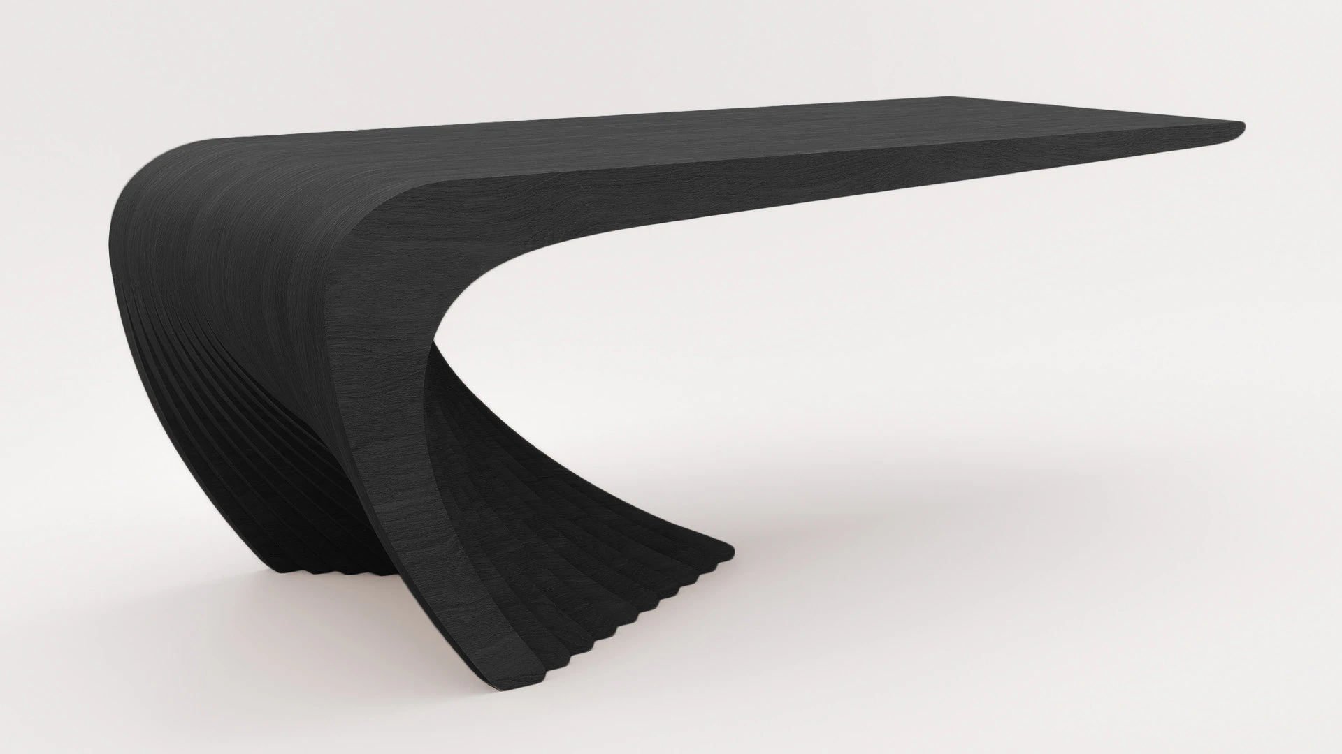 Woodbang Touchey parametrische salontafel zwart eikenhout 3D Model .c4d .max .obj .3ds .fbx .stl .blend 