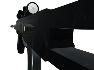 AS VAL Rifle With Scope Low-poly 3D Model