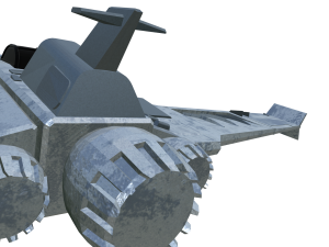 Low Poly Spaceplane Fighter Jet 3D मॉडल