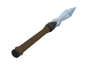 낮은 폴리 전술 단검 칼 3D 모델