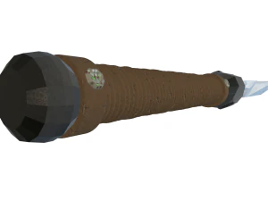 Coltello pugnale tattico low poly Modello 3D